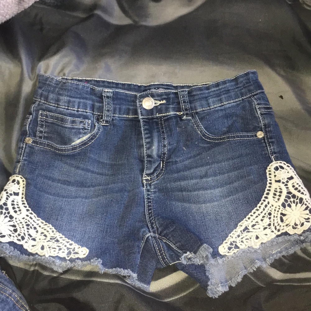 Girl denim shorts